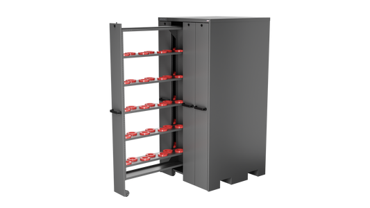 Champion Tool Storage VSCH100-DG 4-Drawer Standard Depth Vertical Storage Cabinet VSCH100 | 40"W x 84"H x 41"D, Dark Gray