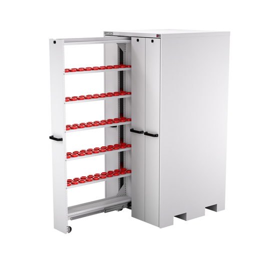 Champion Tool Storage VSCH50-LG 4-Drawer Standard Depth Vertical Storage Cabinet VSCH50 | 40"W x 84"H x 41"D, Light Gray