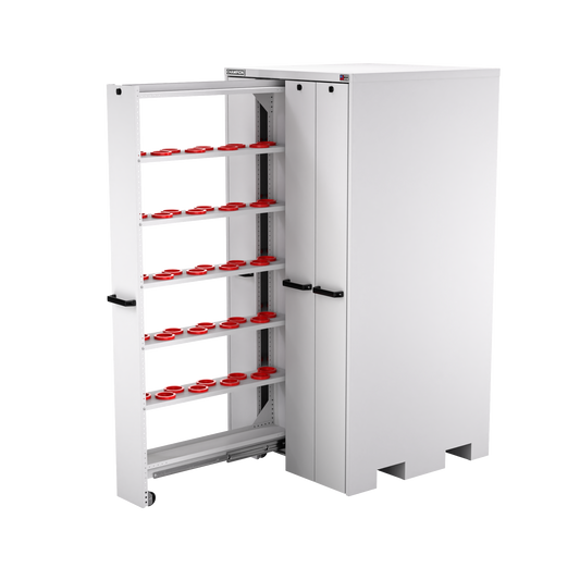 Champion Tool Storage VSCH80-LG 4-Drawer Standard Depth Vertical Storage Cabinet VSCH80 | 40"W x 84"H x 41"D, Light Gray