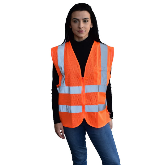 Cordova Safety VZ240P7XL Safety Vest, Type R, Class 2, Mesh