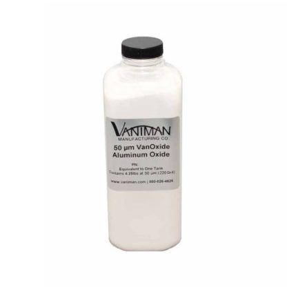 Vaniman 97936 Aluminum Oxide Sandblasting Media 50 Micron (220 Grit) – Single Tank Fill