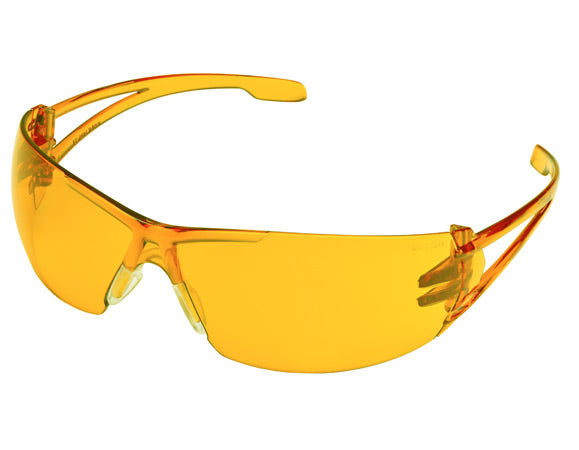 Gateway Safety 2777 Varsity Safety Glasses - Ultra-Lightweight Wraparound Eye Protection with “V”-Shaped Temple Design