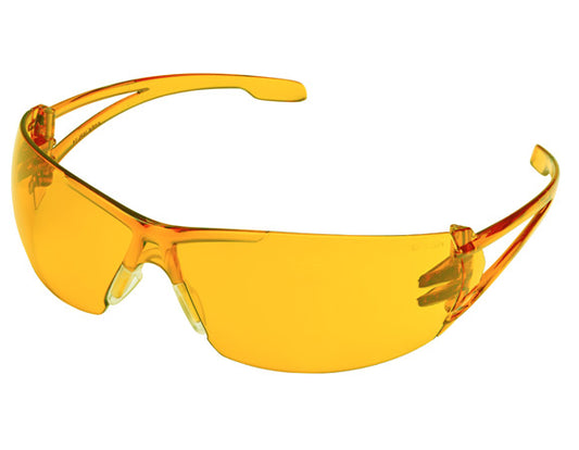 Gateway Safety 2777 Varsity Safety Glasses - Ultra-Lightweight Wraparound Eye Protection with “V”-Shaped Temple Design