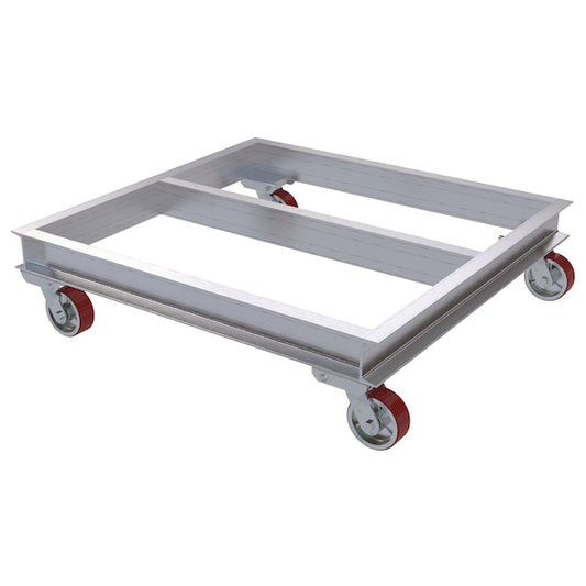 Vestil ACP-4042-20 Aluminum Channel Dolly 40Wx42x6H In. 900 lb Capacity