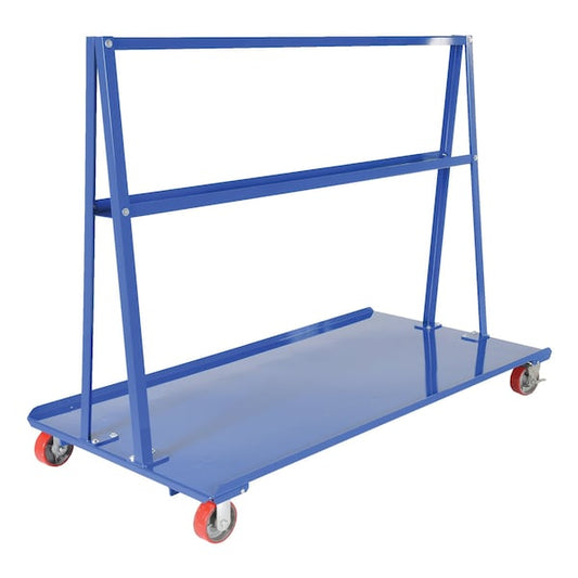 Vestil AF-3672 Steel A-Frame Cart 2000lb Capacity 36.6875x72 In. w/4 5x2 Casters
