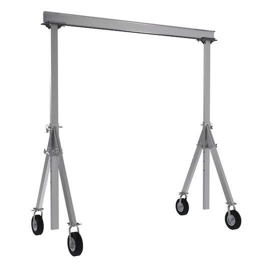 Vestil AHA-15-15-12-PNU Alum Gantry Crane, Pneumatic Caster, 15x12