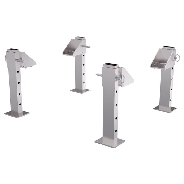 Vestil AHA-2-ALO-RF Aluminum Adjustable Height Retro Fit Kit 2,000 lb. Capacity