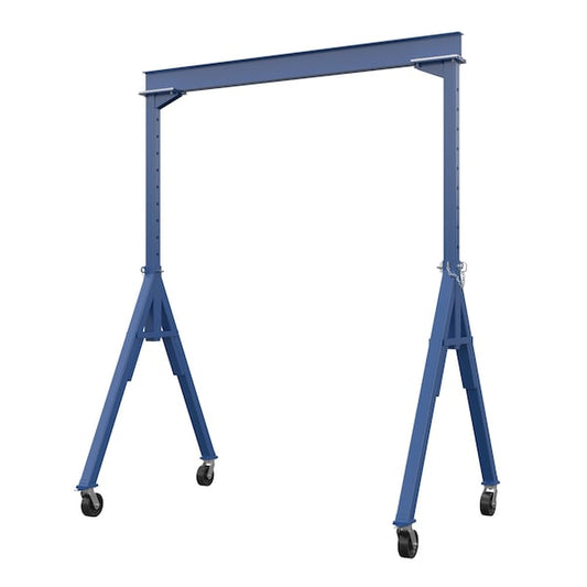 Vestil AHS-8-10-12 Steel Gantry Crane, Adjustable, 8K, 10x12