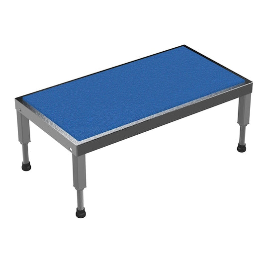 Vestil AHT-H-1936-SS Adjustable Stainless Steel Stand 10-1/2" to 16-1/2" Height 19"W x 36"L