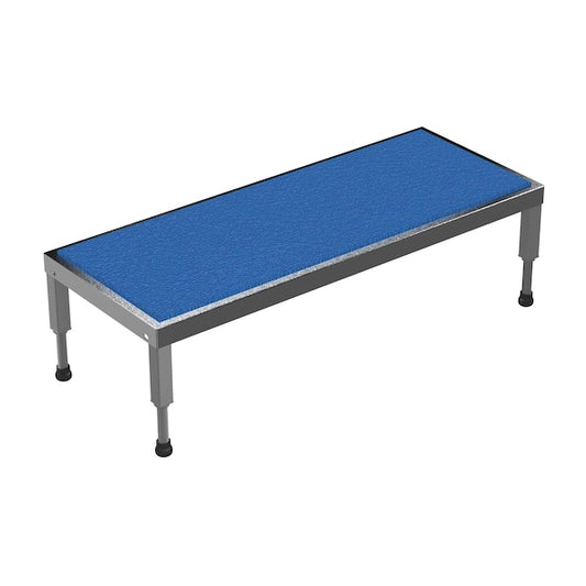 Vestil AHT-H-1948-SS Adjustable Stainless Steel Stand 10-1/2" to 16-1/2" Height 19"W x 48"L