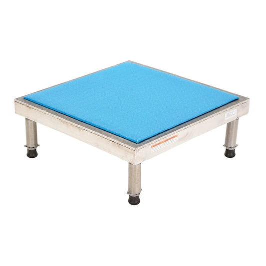Vestil AHT-H-2424-SS Adjustable Stainless Steel Stand 10-1/2" to 16-1/2" Height 24"W x 24"L
