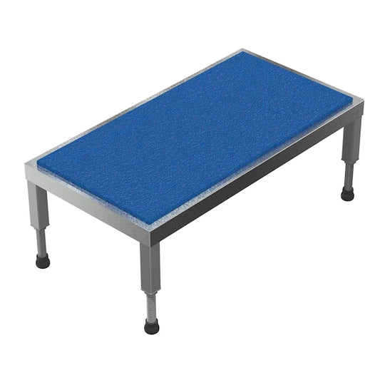 Vestil AHT-H-2436-SS Adjustable Stainless Steel Stand 10-1/2" to 16-1/2" Height 24"W x 36"L