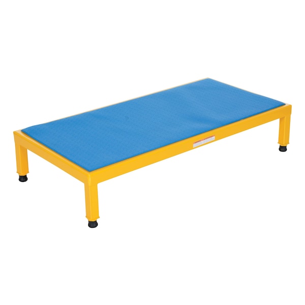 Vestil AHT-H-2448 Adj. Steel Stand, 10-1/2-16-1/2 H, 24 x 48, 10.5 Overall Height, Steel, Yellow