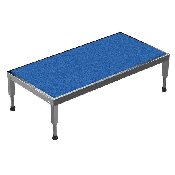 Vestil AHT-H-2448-SS Adjustable Stainless Steel Stand 10-1/2" to 16-1/2" Height 24"W x 48"L