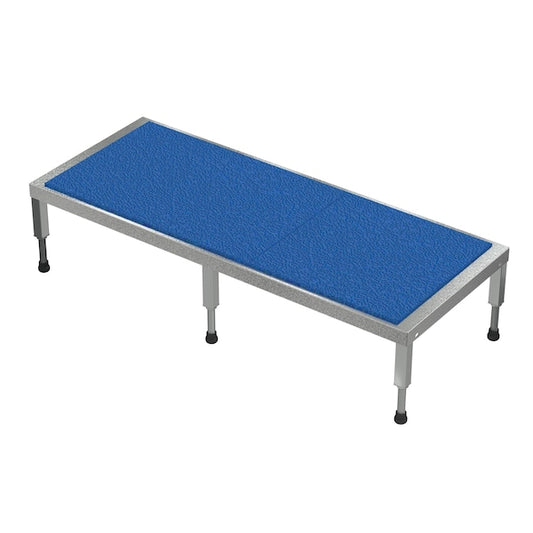 Vestil AHT-H-2460-SS Adjustable Stainless Steel Stand 10-1/2" to 16-1/2" Height 24"W x 60"L