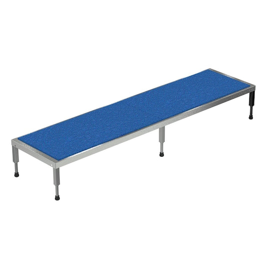 Vestil AHT-H-2496-SS Adjustable Stainless Steel Stand 10-1/2" to 16-1/2" Height 24"W x 96"L