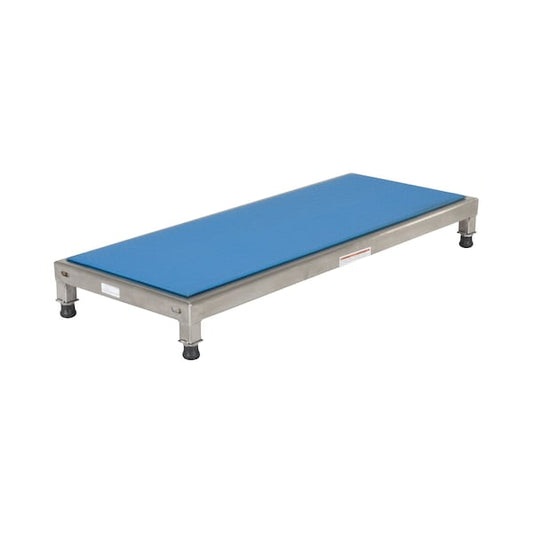 Vestil AHT-L-1948-SS Adjustable Stainless Steel Stand 6-3/4" to 8-3/4" Height 19"W x 48"L