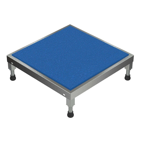 Vestil AHT-L-2424-SS Adjustable Stainless Steel Stand 6-3/4" to 8-3/4" Height 24"W x 24"L