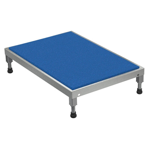 Vestil AHT-L-2436-SS Adjustable Stainless Steel Stand 6-3/4" to 8-3/4" Height 24"W x 36"L
