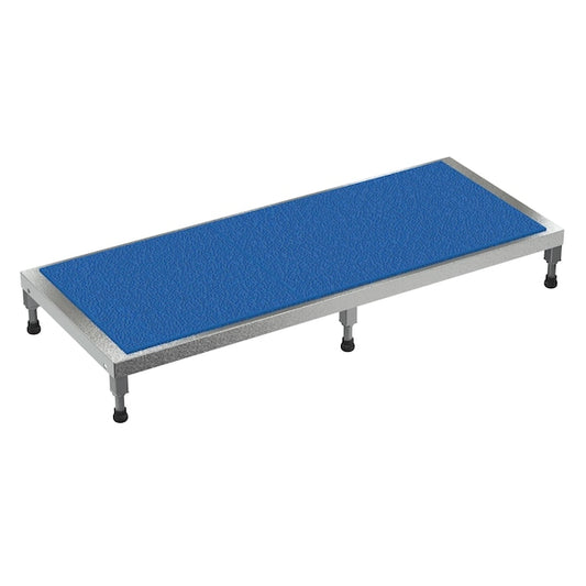 Vestil AHT-L-2460-SS Adjustable Stainless Steel Stand 6-3/4" to 8-3/4" Height 24"W x 60"L