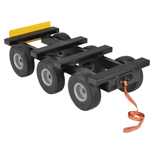 Vestil ALL-T-D6W-1000 Black All Terrain Eight Wheel Dolly 1000 lb Capacity