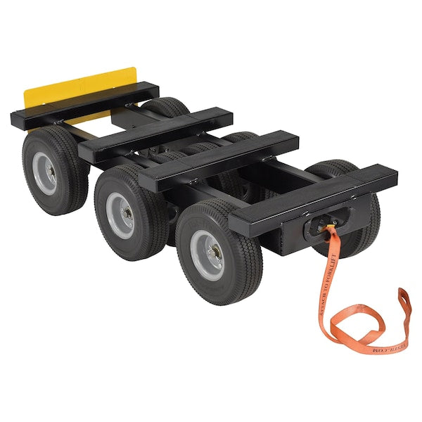 Vestil ALL-T-D8W-1400 Black All Terrain Eight Wheel Dolly 1400 lb Capacity