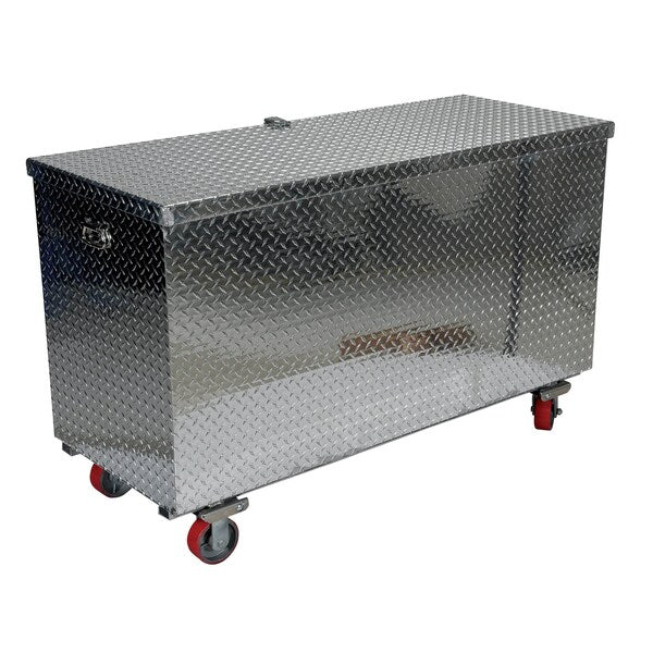 Vestil APTS-2436-C Alum Treadplate Toolbox, Casters