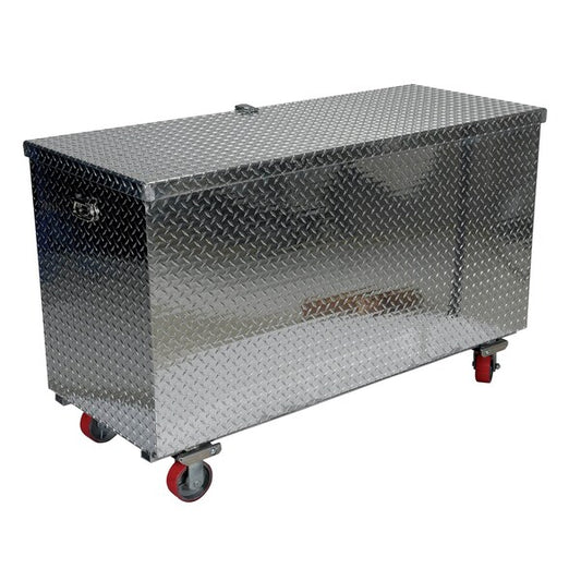 Vestil APTS-2436-C Alum Treadplate Toolbox, Casters