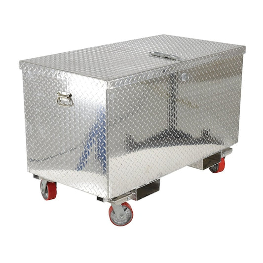 Vestil APTS-2448-CF Tool Box, Casters, Silver, Aluminum, 48 in W x 24 in D