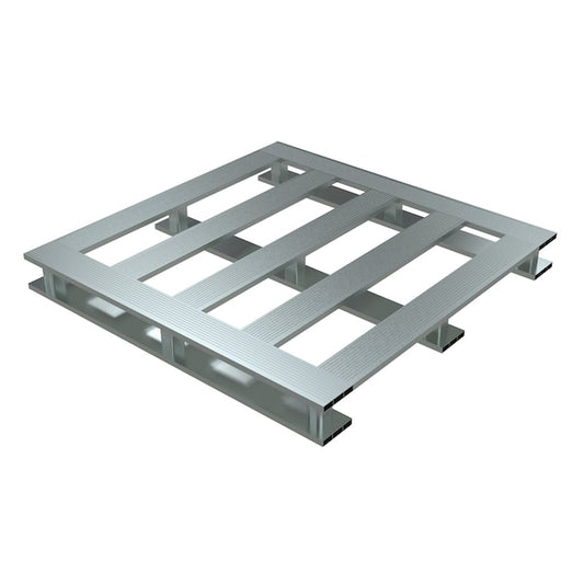 Vestil AP-4848-SB Aluminum Pallet, 47.875 in L, 47.875 in W, 5.0625 H
