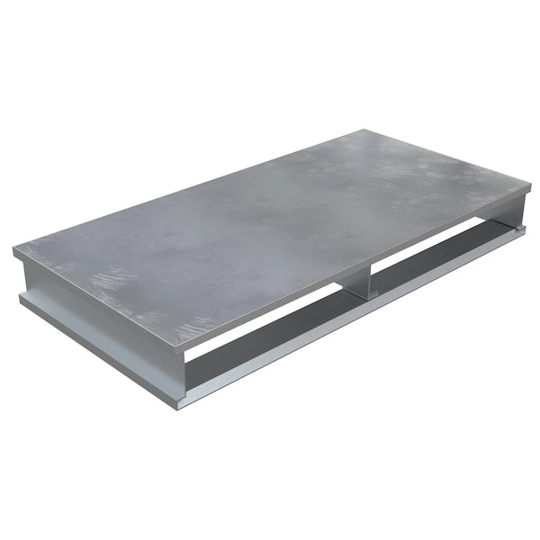 Vestil AP-ST-4024 Aluminum Half Pallet, 24 in L, 40 in W, 6 H