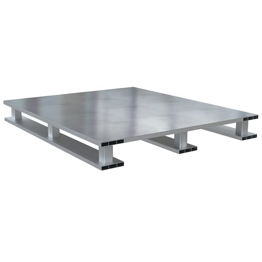 Vestil AP-ST-4048-SB Aluminum Pallet, 47.875 in L, 40 in W, 5.0625 H