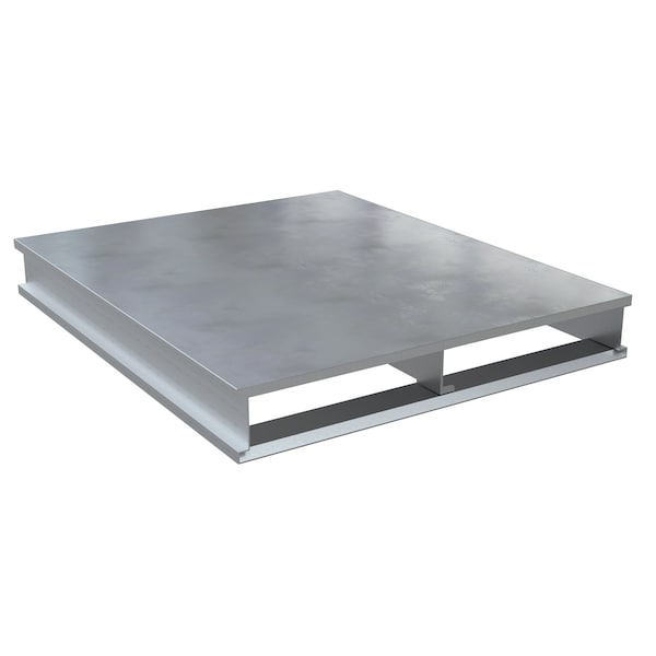 Vestil AP-ST-4248 Aluminum Pallet, 48 in L, 42.125 in W, 6 H