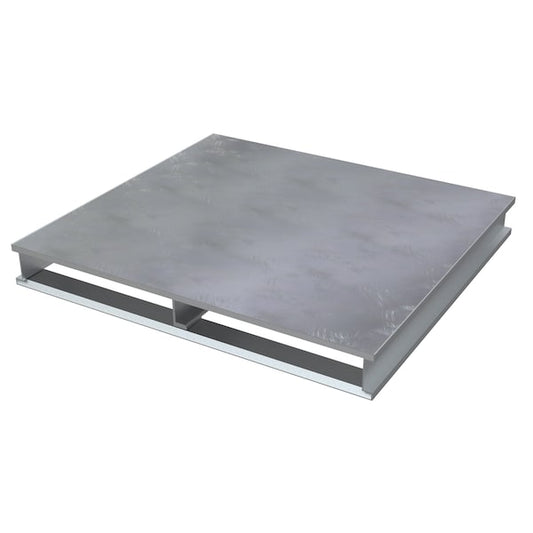 Vestil AP-ST-4848 Aluminum Top Pallet, 48 in L, 48.125 in W, 6 H