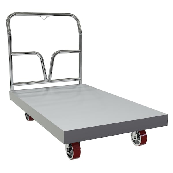 Vestil ASD-3048 Alum Sheet Deck Platform Truck, 30W x 48L