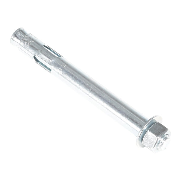 Vestil AS-346 Sleeve Anchor, 3/4" Dia., 6" L, Steel Zinc Plated