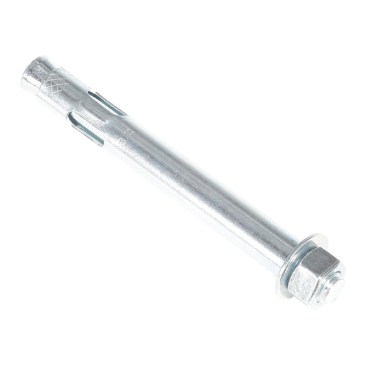 Vestil AS-346 Sleeve Anchor, 3/4" Dia., 6" L, Steel Zinc Plated