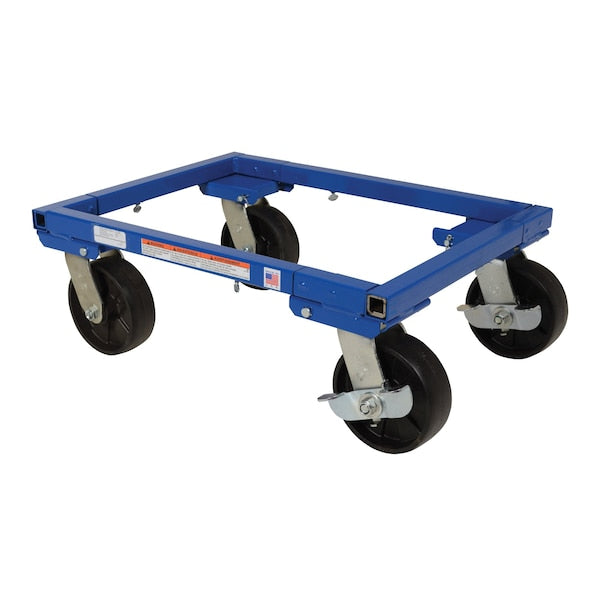 Vestil ATD-1622-6 Adjustable Tote Dolly, 3000 lb Capacity