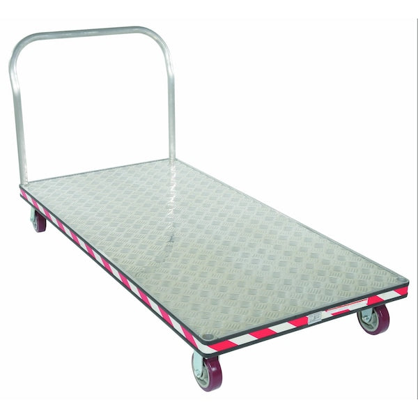 Vestil ATP-C-3672 Aluminum Treadplate Platform Truck Single Handle 36 x 72
