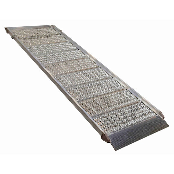 Vestil AWR-G-38-10A Alum. Grip-Strut Walk Ramp, 39.38x120.25