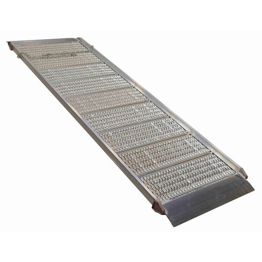 Vestil AWR-G-38-10A Alum. Grip-Strut Walk Ramp, 39.38x120.25