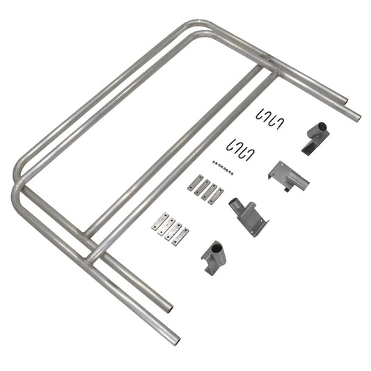 Vestil AWR-HR-10-RF Alum Walk Ramp Rail Retro Fit 10 Ft, PK2