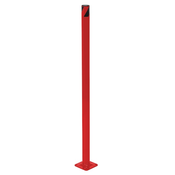 Vestil BOL-36-2-RED STEEL PIPE SAFETY BOLLARD 36"X1.75" RED