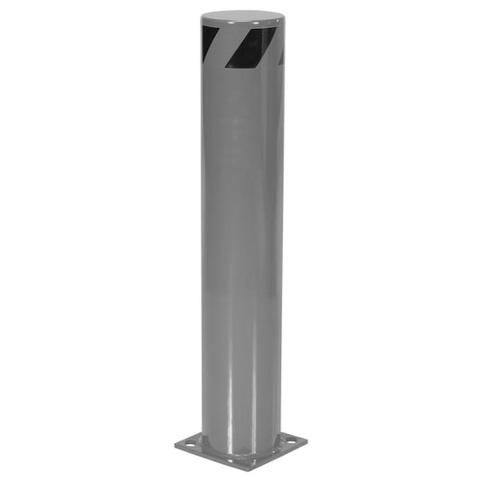 Vestil BOL-36-6.5-GYSG STEEL PIPE SAFETY BOLLARD 36"X6.5" GRAY