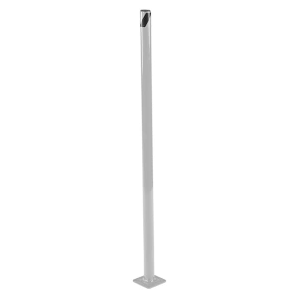 Vestil BOL-42-2-SL STEEL PIPE SAFETY BOLLARD 42"X1.75" SLVR
