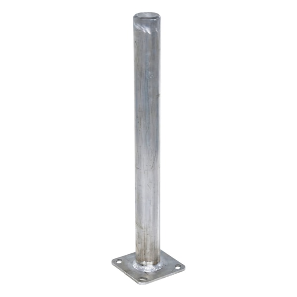 Vestil BOL-A-36-3.5 Aluminum Bollard, 36 Tall, 3 1/2''Diameter Silver