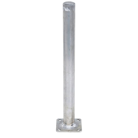 Vestil BOL-A-42-3.5 Aluminum Bollard, 42 Tall, 3 1/2''Diameter Silver