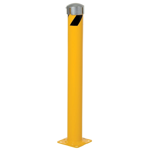 Vestil BOL-JKS-42-4.5 42x4.5 Pipe Bollard w/Steel Cap