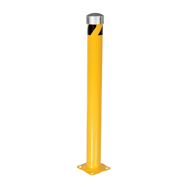 Vestil BOL-JKS-48-4.5 48x4.5 Pipe Bollard w/Steel Cap