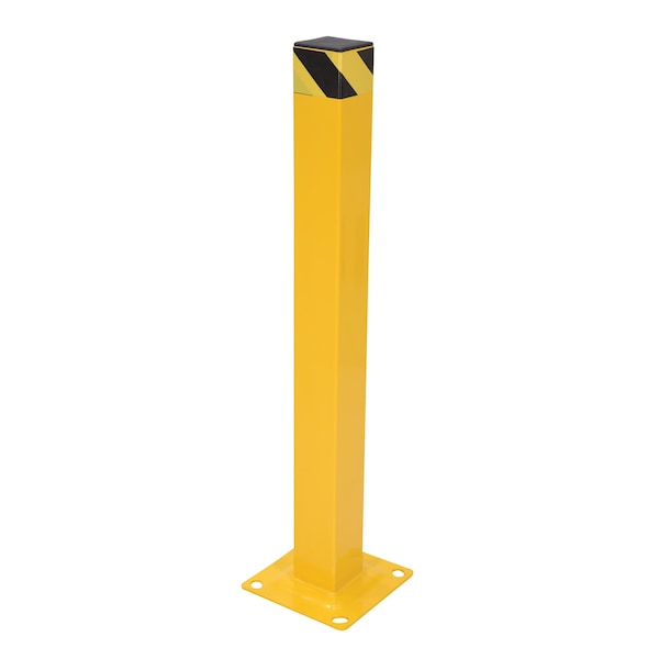 Vestil BOL-SQ-42-4 SQUARE STEEL BOLLARD W/CAP